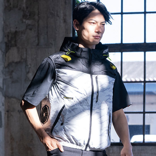 【予約受付中】シンメンエスエアーベスト05652服のみ商品画像2