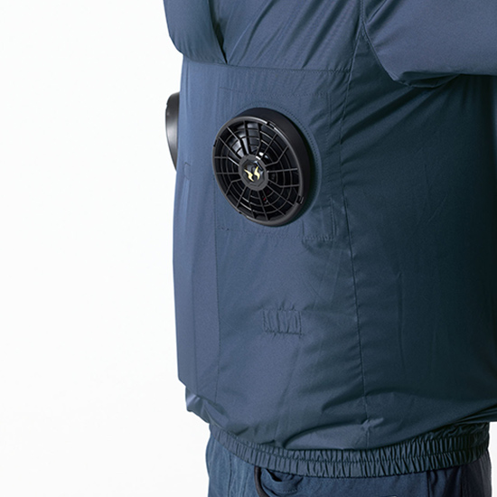 【予約受付中】アタックベース空調風神服半袖2245（ペルチェ・バッテリー付き）商品画像11
