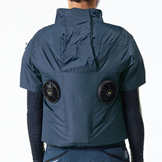 【予約受付中】アタックベース空調風神服半袖2245（ペルチェ・バッテリー付き）商品画像12
