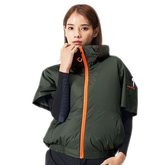 【予約受付中】アタックベース空調風神服半袖2245（ペルチェ・バッテリー付き）商品画像3