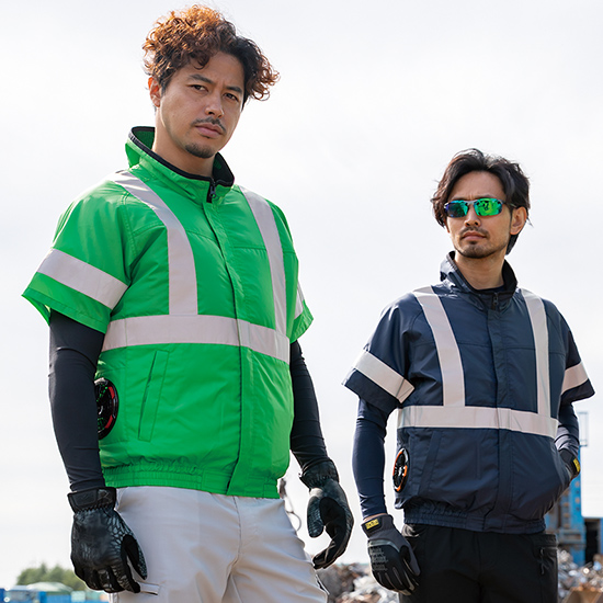 クロダルマエアーセンサー1 高視認半袖268921服のみ商品画像2