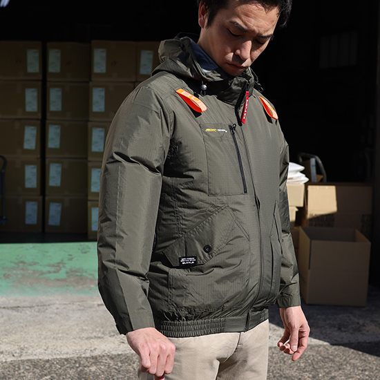 【予約受付中】バートルエアークラフト長袖AC2071服のみ商品画像3