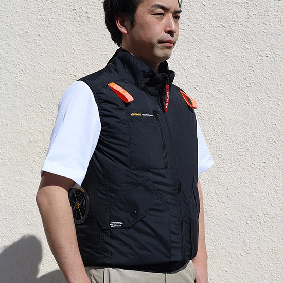 【予約受付中】バートルエアークラフトベストAC2074服のみ商品画像3