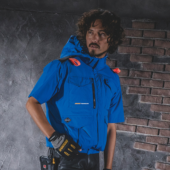 【予約受付中】バートルエアークラフト半袖AC2106服のみ商品画像3