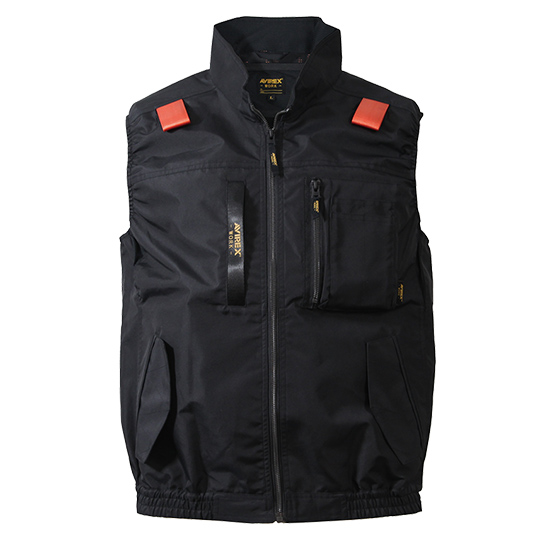 【予約受付中】クロダルマAVIREX ワークベストブルゾン AV412服のみ商品画像11