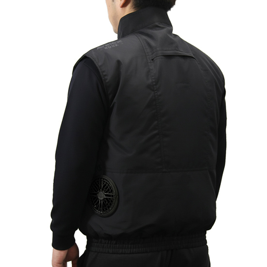 【予約受付中】クロダルマAVIREX ワークベストブルゾン AV412服のみ商品画像2
