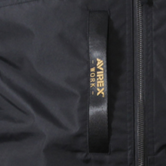 【予約受付中】クロダルマAVIREX ワークベストブルゾン AV412服のみ商品画像4
