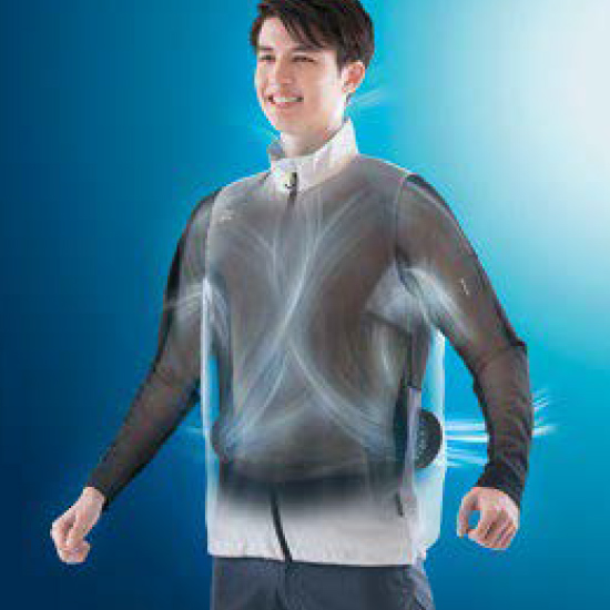 空調服®の「涼しい」引き出す、風を感じる半袖ＴシャツAZ551050商品画像3