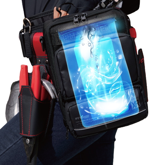 山真 水冷服 アイスマンXR-PRO+ウォーターマグナムベストICM-WMV商品画像3
