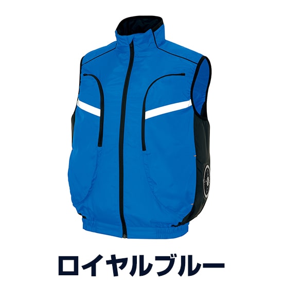 アイトス空調服®ベストAZ50195ファンバッテリースペーサーパッドセット商品画像10