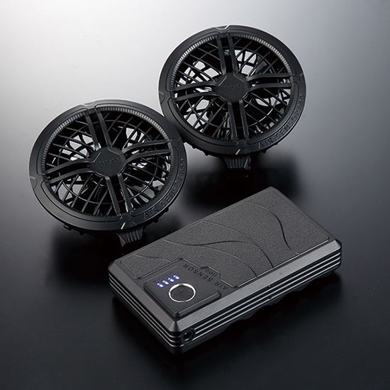 【予約受付中】クロダルマエアーセンサー1半袖268961ファンバッテリーセット商品画像3