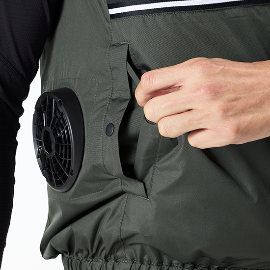 【予約受付中】アタックベース空調風神服ベスト8700ファンバッテリーセット商品画像14