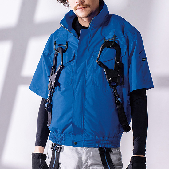 ジーベック空調服®半袖XE98107ファンバッテリーセット商品画像2