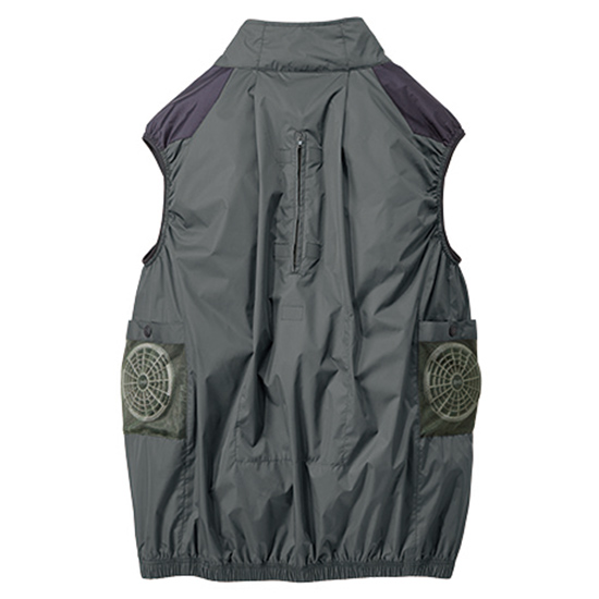 【6月上旬ごろ入荷予定】自重堂ジードラゴン空調服®ベスト74350ファンバッテリーセット商品画像3