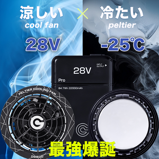長信ジャパン GB428GP980 GB428バッテリー GP980ペルチェ一体型ファンセット商品画像1