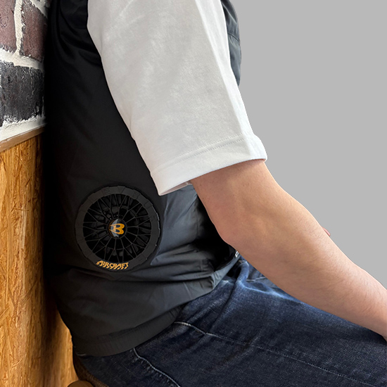 バートルエアークラフトベストAC2094ファンバッテリーセット商品画像8