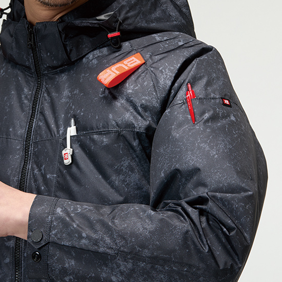 【予約受付中】バートルエアークラフト半袖AC2096HBファンバッテリーセット商品画像13