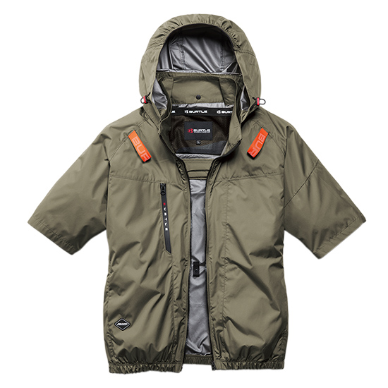 【予約受付中】バートルエアークラフト半袖AC2096HBファンバッテリーセット商品画像17