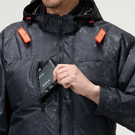 【予約受付中】バートルエアークラフト半袖AC2096HBファンバッテリーセット商品画像11