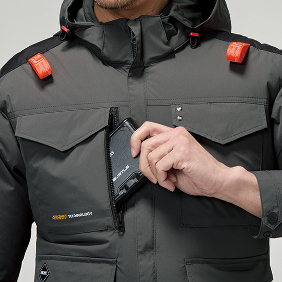 【予約受付中】バートルエアークラフトベストAC2104ファンバッテリーセット商品画像12