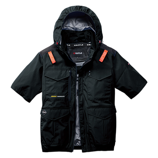 【予約受付中】バートルエアークラフト半袖AC2106ファンバッテリーセット商品画像18