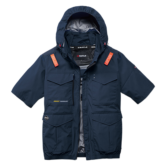 【予約受付中】バートルエアークラフト半袖AC2106ファンバッテリーセット商品画像22