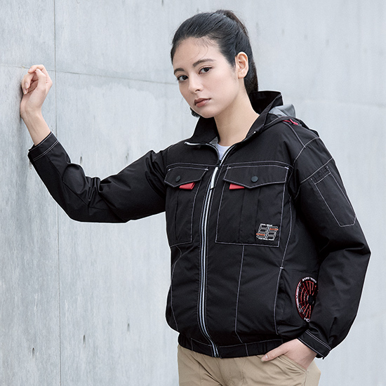 村上被服鳳凰長袖V1212ファンバッテリーセット商品画像2