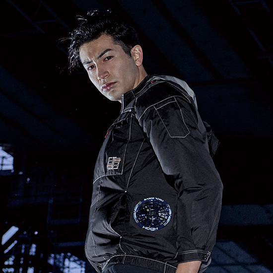 村上被服鳳凰長袖V1212ファンバッテリーセット商品画像3