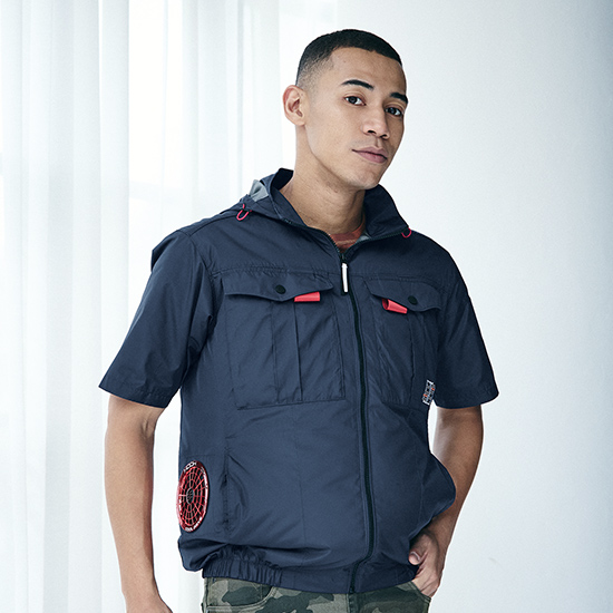 【予約受付中】村上被服鳳凰半袖V1217ファンバッテリーセット商品画像2