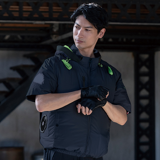 【予約受付中】シンメンエスエアー半袖05641ファンバッテリーセット商品画像2