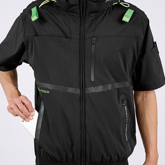 【予約受付中】シンメンエスエアー半袖05681ファンバッテリーセット商品画像6