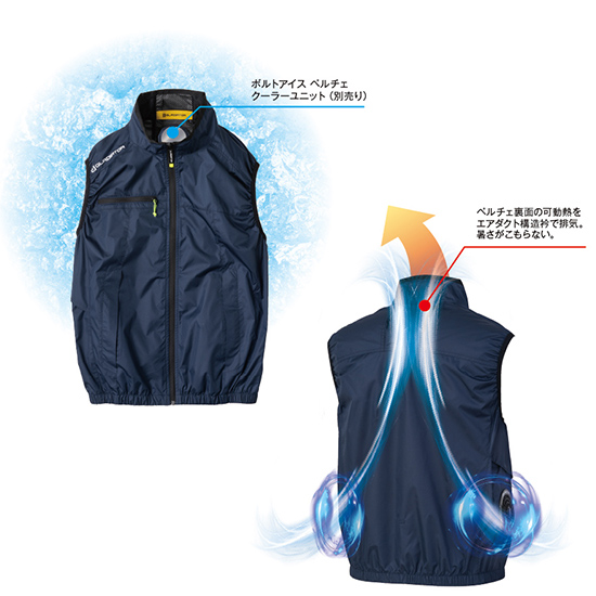 【予約受付中】コーコスボルトクールベストG-2039ファンバッテリーセット商品画像8