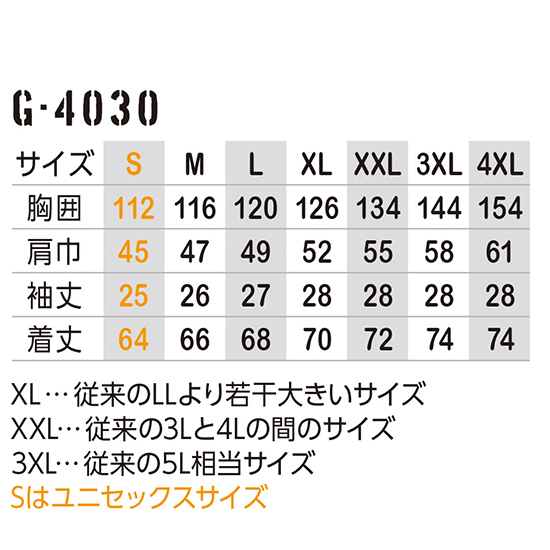 コーコスボルトクール半袖G-4030ファンバッテリーセット商品画像24