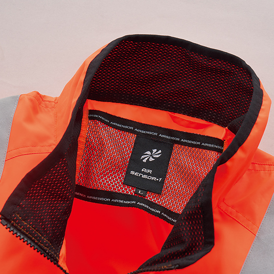 【予約受付中】クロダルマエアーセンサー1 高視認半袖268921ファンバッテリーセット商品画像12