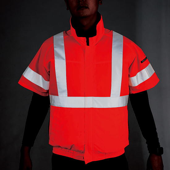 【予約受付中】クロダルマエアーセンサー1 高視認半袖268921ファンバッテリーセット商品画像4