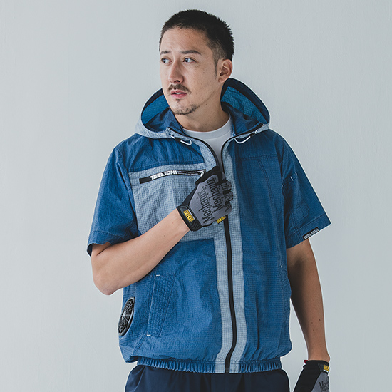 【予約受付中】寅壱空調服®半袖1085-116ファンバッテリーセット商品画像2