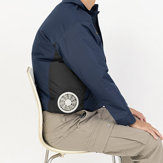 ジーベック空調服®ベストXE98039ファンバッテリーセット商品画像3
