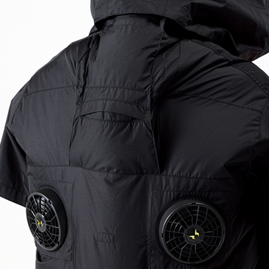 【予約受付中】アタックベース空調風神服半袖1145ファンバッテリーセット商品画像8