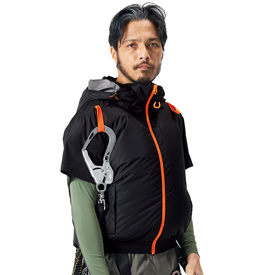 【予約受付中】アタックベース空調風神服半袖1145ファンバッテリーセット商品画像3