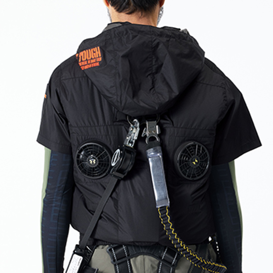 【予約受付中】アタックベース空調風神服半袖1145ファンバッテリーセット商品画像10