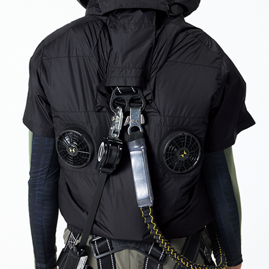 【予約受付中】アタックベース空調風神服半袖1145ファンバッテリーセット商品画像11