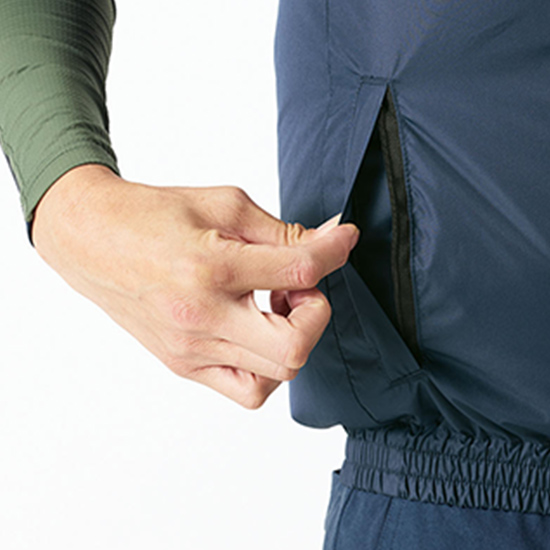 【予約受付中】アタックベース空調風神服半袖2245（ペルチェ・バッテリー付き）ファンバッテリーセット商品画像11