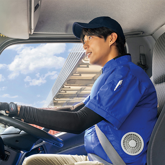 【予約受付中】アイトス空調服®長袖ブルゾン AZ-50295ファンバッテリーセット商品画像11