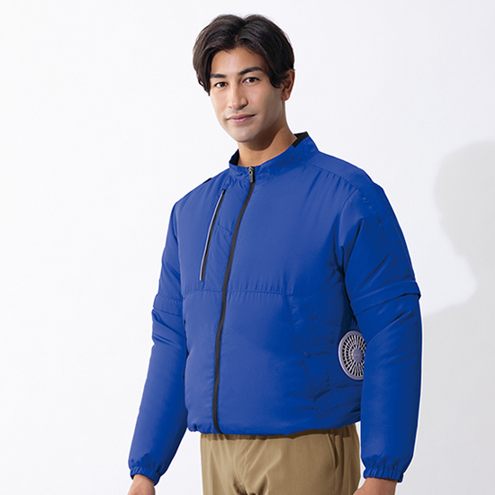 【予約受付中】アイトス空調服®長袖ブルゾン AZ-50295ファンバッテリーセット商品画像2