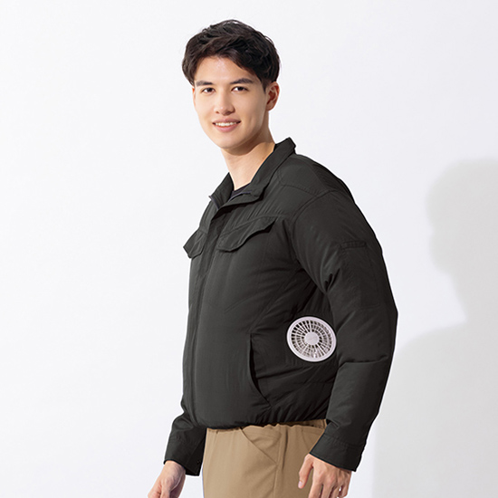 【予約受付中】アイトス空調服®長袖ブルゾン AZ-50289ファンバッテリーセット商品画像2