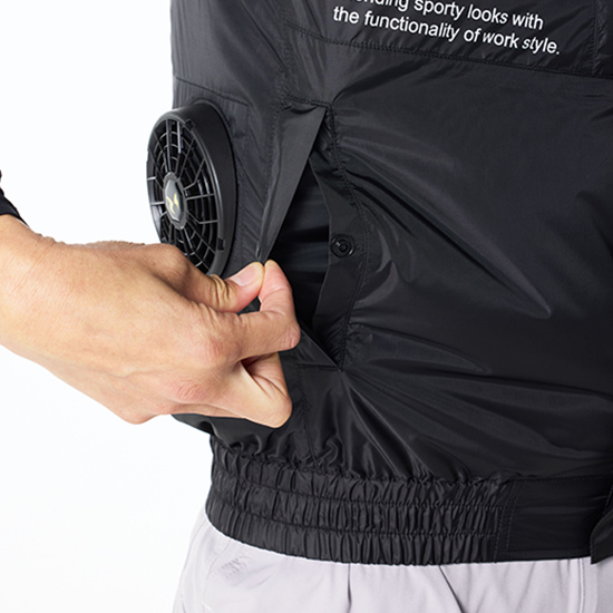 【予約受付中】アタックベース空調風神服ベスト2440ファンバッテリーセット商品画像11