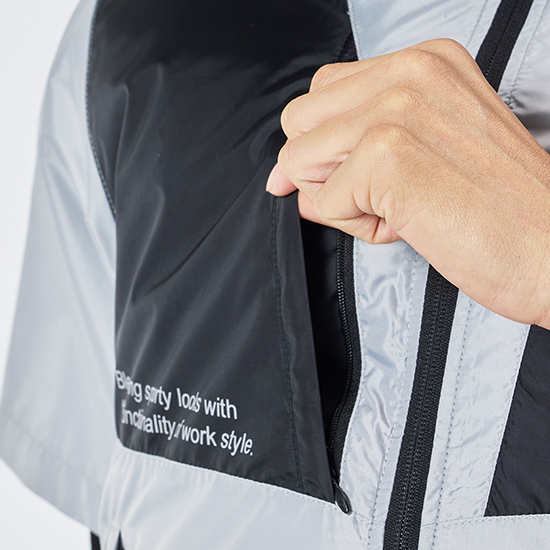 【予約受付中】アタックベース空調風神服半袖2445ファンバッテリーセット商品画像6