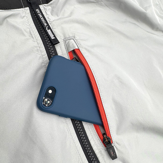 【予約受付中】作業ウェアPUMA半袖AT-8031×サンエス社製 空調風神服®デバイス（RD9691NJ/RD9610PH）商品画像9