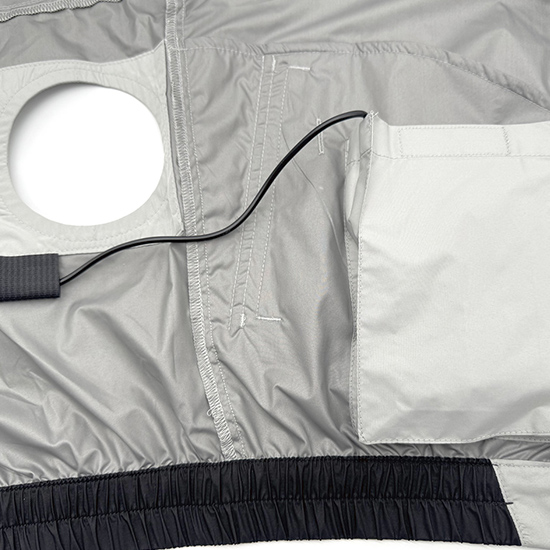 【予約受付中】作業ウェアPUMAベストAT-8042×サンエス社製 空調風神服®デバイス（RD9691NJ/RD9610PH）商品画像6