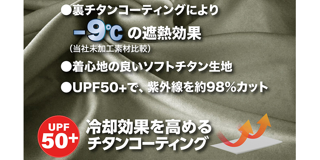遮熱機能付きの空調ウェア